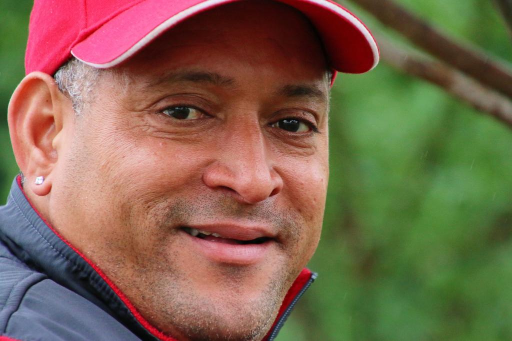 The smiling eyes of Orlando Cross. (Julie June Stewart photo)